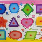 Wooden Shapes Puzzle for Kids – Interactive Educational Learning Toy