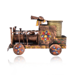 Metal Antique Painted Engine Pen Holder