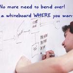 White Board Wall Sticker with for School, Office, College (60X200 cm)