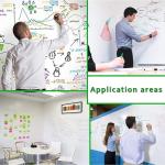 White Board Wall Sticker with for School, Office, College (60X200 cm)