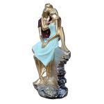 Romantic Love Couple Showpiece | Wall Couple Decor for Home & Bedroom | Perfect Valentine's Day Gift | Elegant Couple Figurine Statue