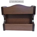 Wooden Desk Organizer: Pen Stand, Card Holder & Stationery Stand for Office and Student Use