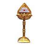 Metal Lord Muruga’s Vel Double-Sided (2") - Gold, Silver & Bronze Finish | Perfect for Car Dashboard, Home Decor, Pooja Room, and Spiritual Gifts