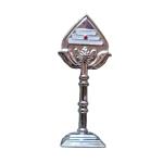 Metal Lord Muruga’s Vel Double-Sided (2") - Gold, Silver & Bronze Finish | Perfect for Car Dashboard, Home Decor, Pooja Room, and Spiritual Gifts
