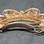 Luxurious Crystal Clear Rhinestone Bow Hair Clip